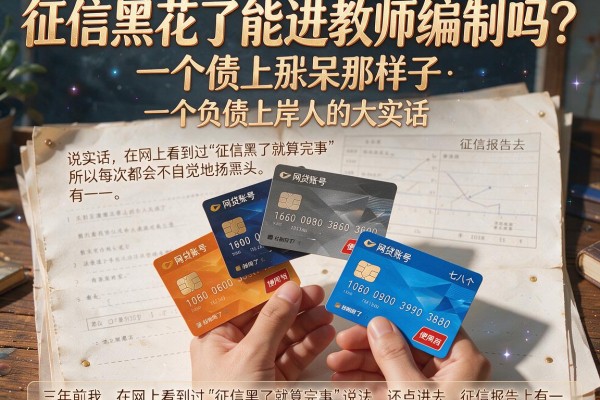 征信黑花了能进教师编制吗?一个负债上岸人的大实话