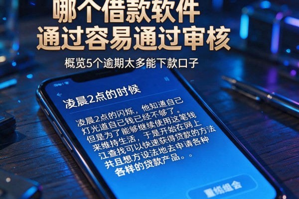 哪个借款软件通过容易通过审核，概览5个逾期太多能下款口子