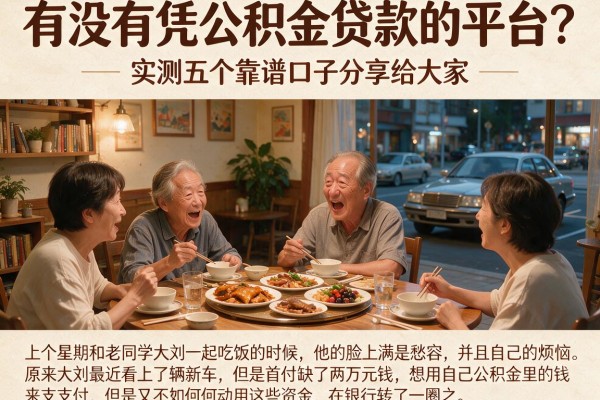有没有凭公积金贷款的平台？实测五个靠谱口子分享给大家