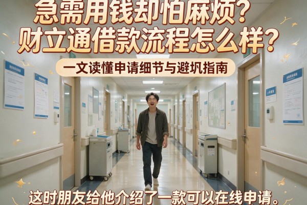 急需用钱却怕麻烦？财立通借款流程怎么样？一文读懂申请细节与避坑指南