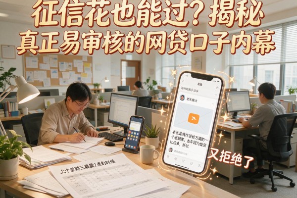 征信花也能过？揭秘真正易审核的网贷口子内幕