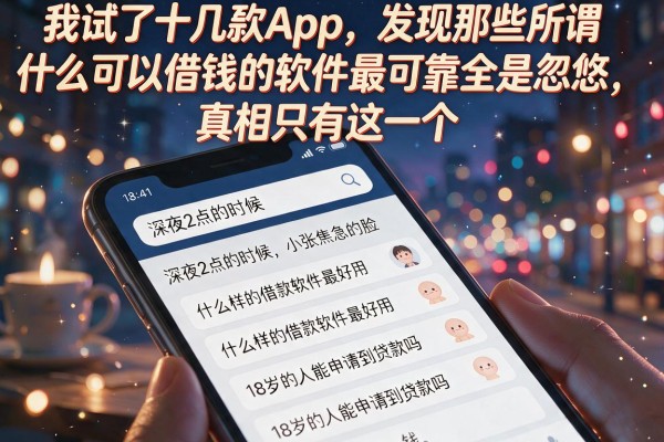 我试了十几款App，发现那些所谓什么可以借钱的软件最可靠全是忽悠，真相只有这一个