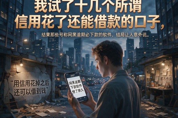 我试了十几个所谓信用花了还能借款的口子,结果那些号称网黑逾期必下款的软件,结局让人意外