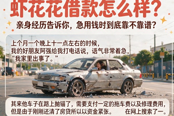 虾花花借款怎么样?亲身经历告诉你,急用钱时到底靠不靠谱?