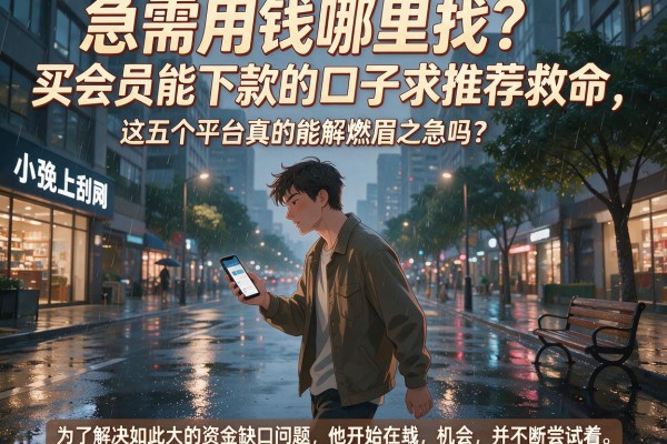 急需用钱哪里找？买会员能下款的口子求推荐救命，这五个平台真的能解燃眉之急吗？