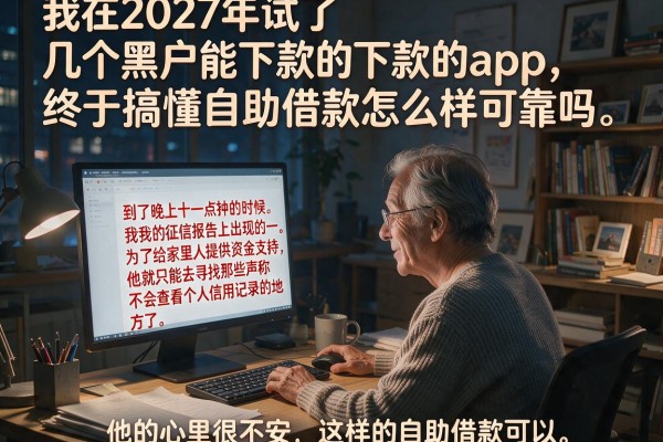 我在2027年试了几个黑户能下款的app，终于搞懂自助借款怎么样可靠吗