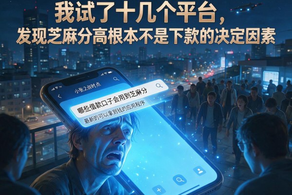 我试了十几个平台，发现芝麻分高根本不是下款的决定因素
