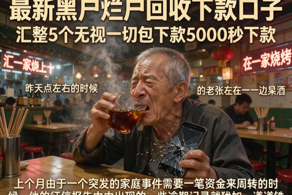 最新黑户烂户回收下款口子，汇整5个无视一切包下款5000秒下款的app