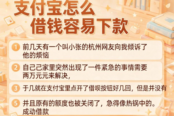支付宝怎么借钱容易下款，条列五个可以借钱不用审核的软件