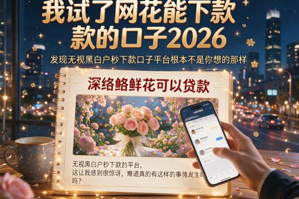 我试了网花能下款的口子2026,发现无视黑白户秒下款口子平台根本不是你想的那样