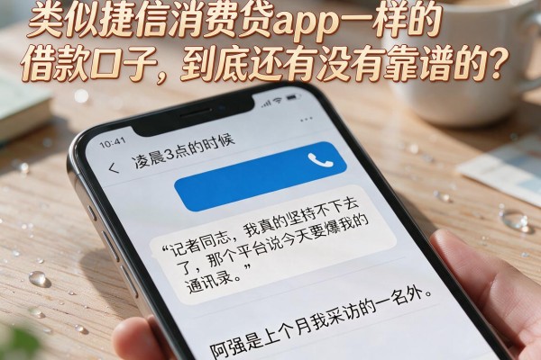 类似捷信消费贷app一样的借款口子，到底还有没有靠谱的？