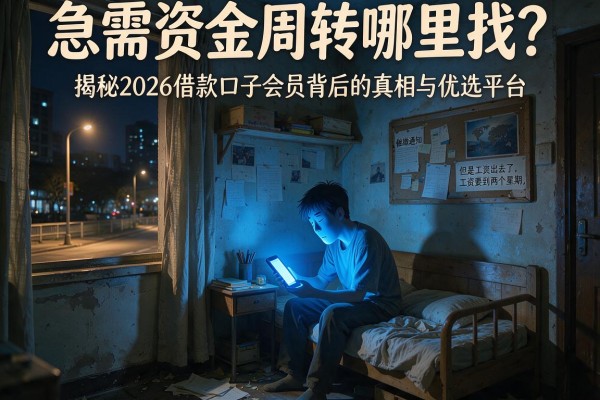 急需资金周转哪里找？揭秘2026借款口子会员背后的真相与优选平台