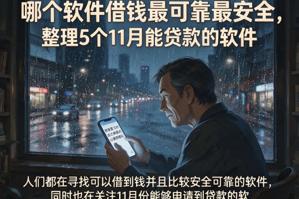 哪个软件借钱最可靠最安全，整理5个11月能贷款的软件