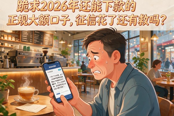 跪求2026年还能下款的正规大额口子,征信花了还有救吗?