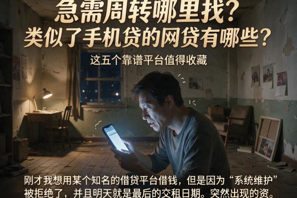 急需周转哪里找？类似于手机贷的网贷有哪些？这五个靠谱平台值得收藏