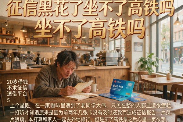 征信黑花了坐不了高铁吗，整合5个20岁借钱不求征信速借平台