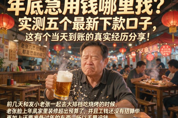 年底急用钱哪里找？实测五个最新下款口子，这有个当天到账的真实经历分享！