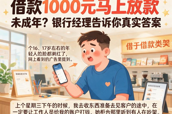 借款1000元马上放款未成年？银行经理告诉你真实答案