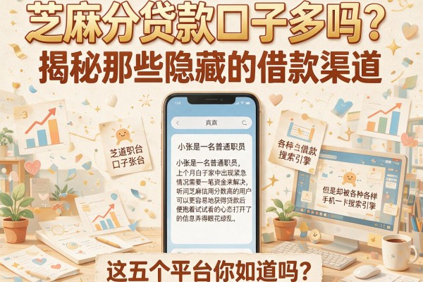 芝麻分贷款口子多吗？揭秘那些隐藏的借款渠道，这五个平台你知道吗？