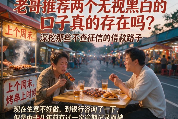 老哥推荐两个无视黑白的口子真的存在吗？深挖那些不查征信的借款路子