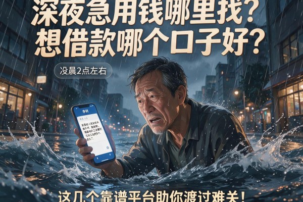 深夜急用钱哪里找？想借款哪个口子好？这几个靠谱平台助你渡过难关！