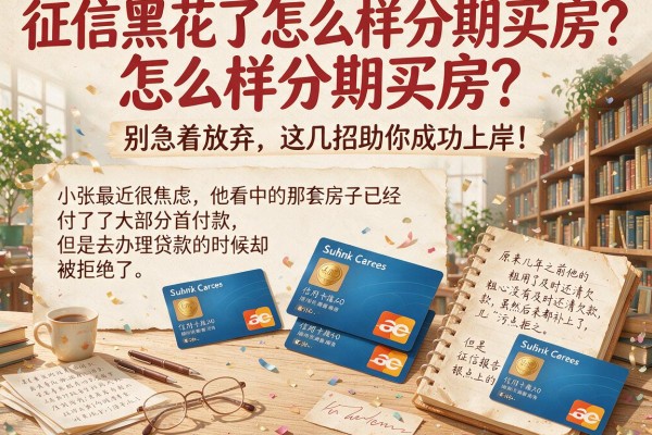 征信黑花了怎么样分期买房？别急着放弃，这几招助你成功上岸！