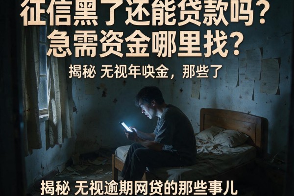 征信黑了还能贷款吗？急需资金哪里找？揭秘无视逾期网贷的那些事儿