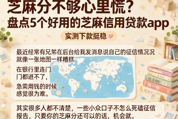 芝麻分不够心里慌？盘点5个好用的芝麻信用贷款app，实测下款挺稳
