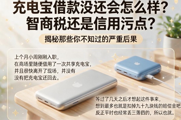 充电宝借款没还会怎么样？是智商税还是信用污点？揭秘那些你不知道的严重后果