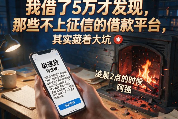 我借了5万才发现，那些不上征信的借款平台，其实藏着大坑