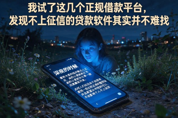 我试了这几个正规借款平台，发现不上征信的贷款软件其实并不难找