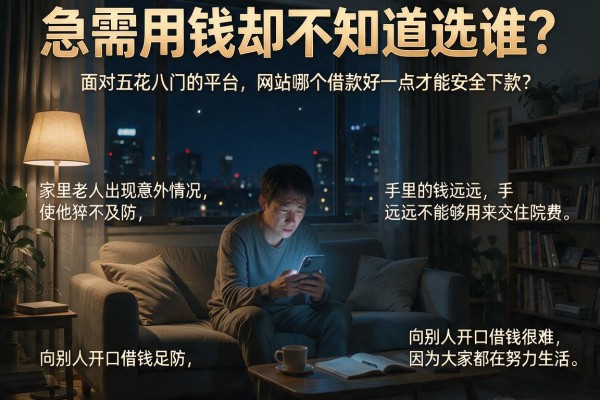 急需用钱却不知道选谁？面对五花八门的平台，网站哪个借款好一点才能安全下款？
