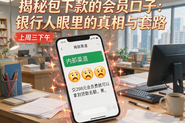 揭秘包下款的会员口子：银行人眼里的真相与套路