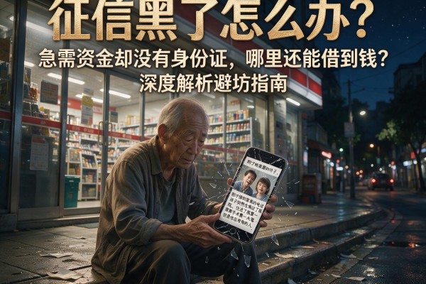 征信黑了怎么办？急需资金却没有身份证，哪里还能借到钱？深度解析避坑指南