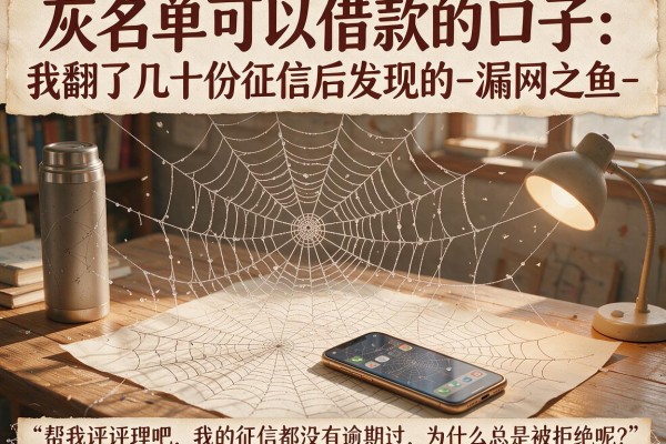 灰名单可以借款的口子：我翻了几十份征信后发现的-漏网之鱼-