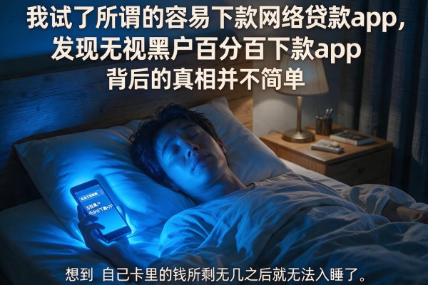 我试了所谓的容易下款网络贷款app，发现无视黑户百分百下款app背后的真相并不简单