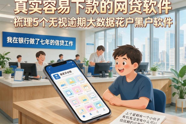 真实容易下款的网贷软件，梳理5个无视逾期大数据花户黑户软件