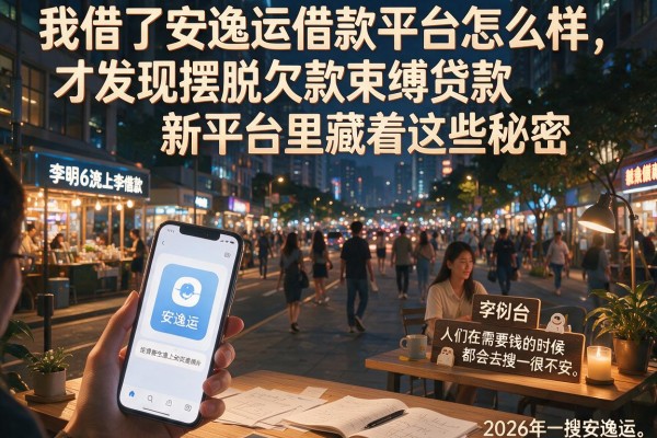 我借了安逸运借款平台怎么样，才发现摆脱欠款束缚贷款新平台里藏着这些秘密