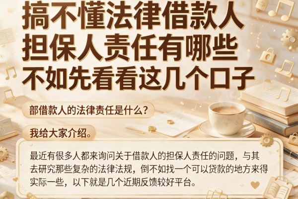 搞不懂法律借款人担保人责任有哪些？不如先看看这几个口子