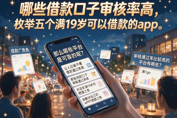哪些借款口子审核率高，枚举五个满19岁可以借款的app