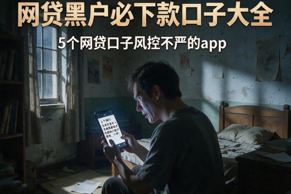网贷黑户必下款口子大全，详细阐述5个网贷口子风控不严的app