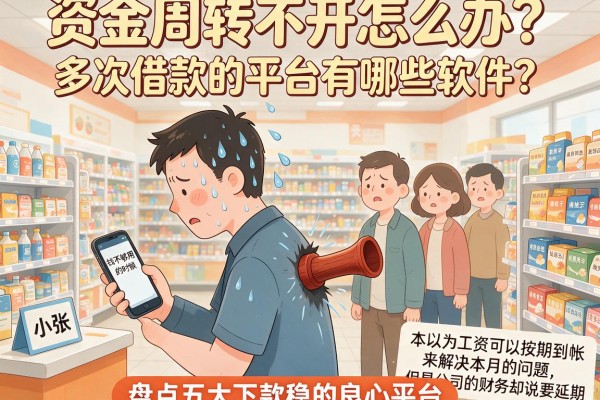 资金周转不开怎么办？多次借款的平台有哪些软件？盘点五大下款稳的良心平台