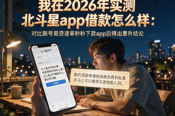 我在2026年实测北斗星app借款怎么样，对比新号易贷速审秒下款app后得出意外结论