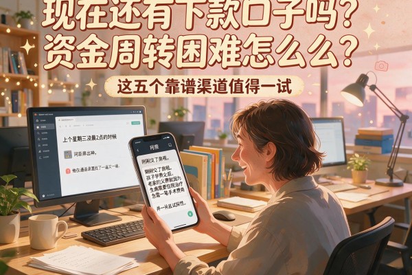 现在还有下款口子吗？资金周转困难怎么办？这五个靠谱渠道值得一试