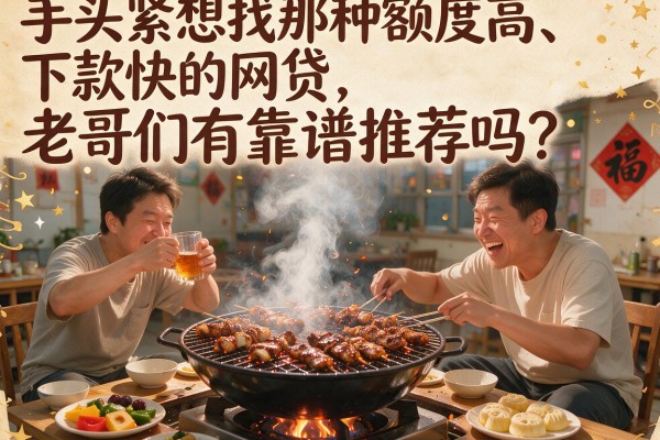 手头紧想找那种额度高、下款快的网贷，老哥们有靠谱推荐吗？
