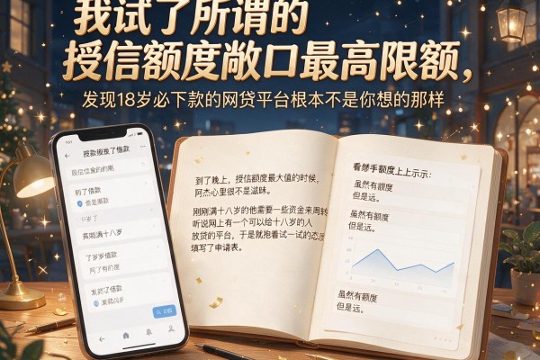 我试了所谓的授信额度敞口最高限额，发现18岁必下款的网贷平台根本不是你想的那样
