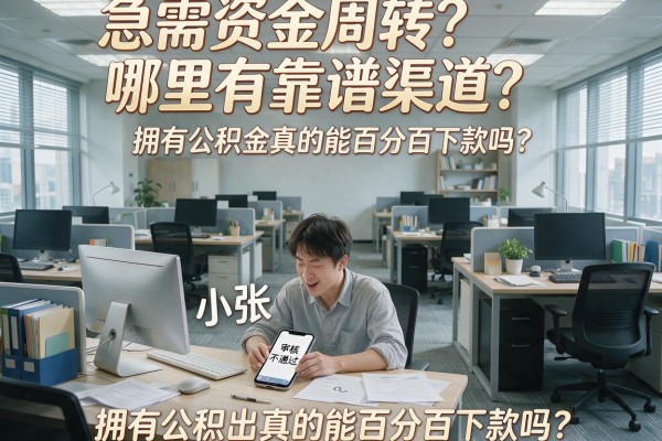 急需资金周转？哪里有靠谱渠道？拥有公积金真的能百分百下款吗？