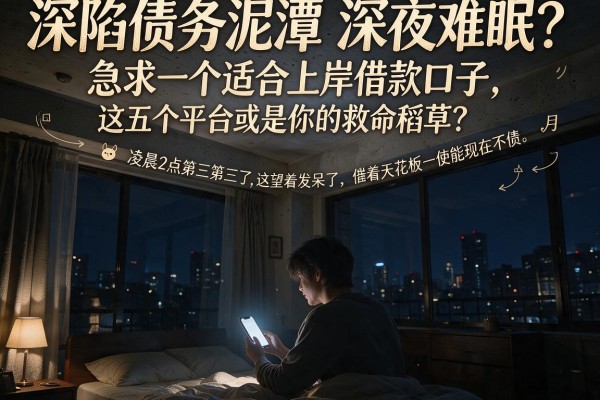 深陷债务泥潭深夜难眠？急求一个适合上岸借款口子，这五个平台或是你的救命稻草？
