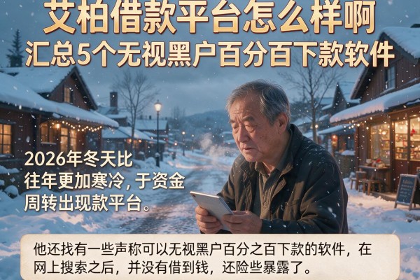 艾柏借款平台怎么样啊，汇总5个无视黑户百分百下款软件