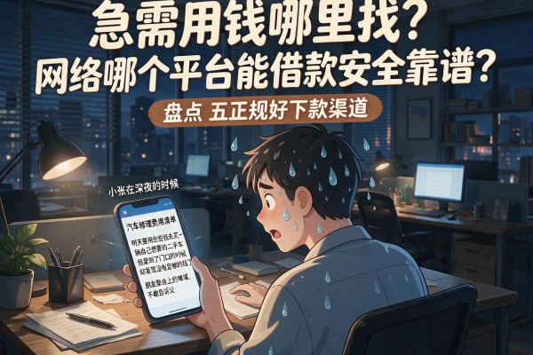急需用钱哪里找？网络哪个平台能借款安全靠谱？盘点五大正规好下款渠道